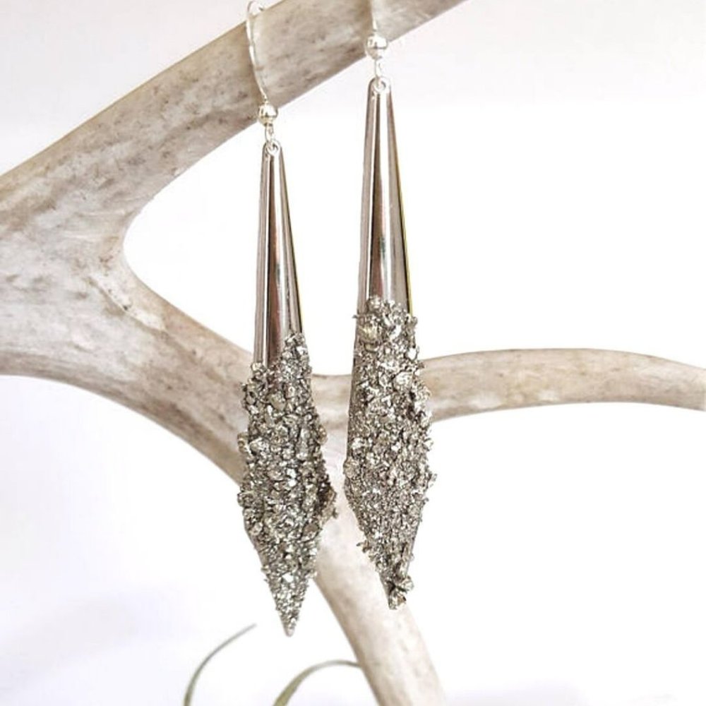 Elegant Silver Drop Earrings